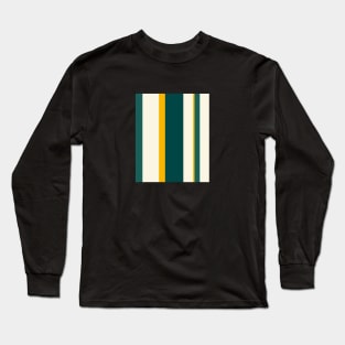 Green and yellow stripes Long Sleeve T-Shirt